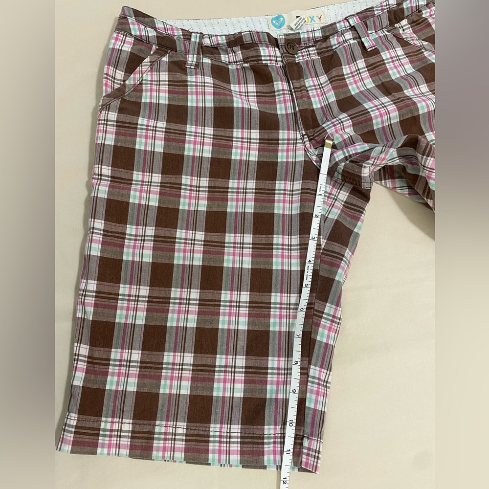 3/$20 Roxy plaid shorts - Picture 9 of 9